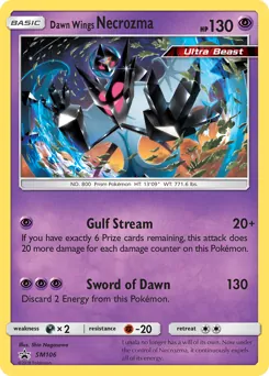 SM Black Star Promos Dawn Wings Necrozma Pokémon card